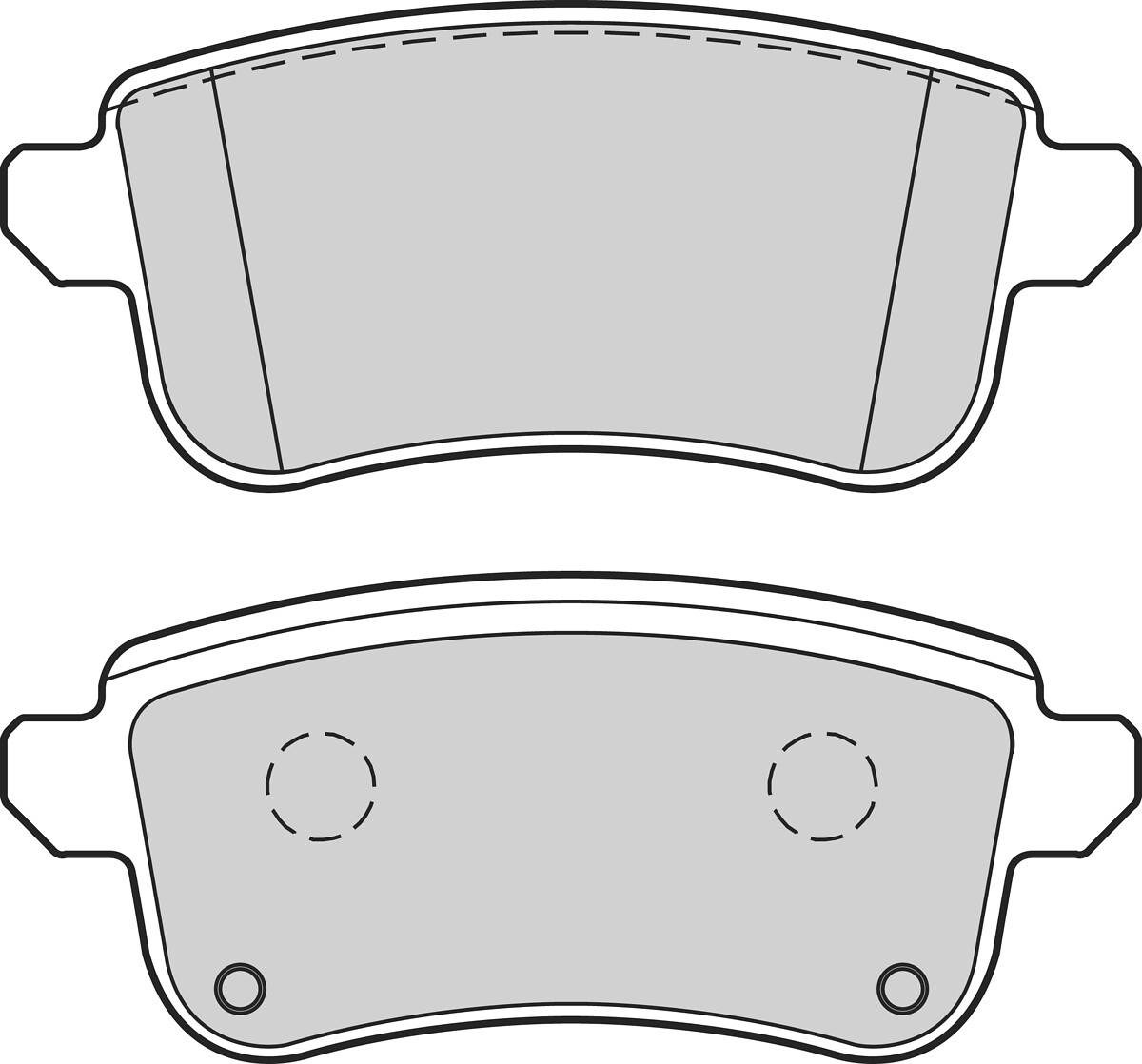 BRAKE PADS FIRST RENAULT MEGANE III RR